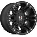 MONSTER 2 17x9 6x135.00/6x139.70 MATTE BLACK (18 mm)