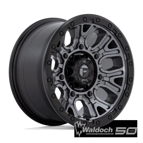 D825 17X9 6X5.5 M-GNMTL BLK-RG 1MM