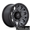 D825 17X9 6X5.5 M-GNMTL BLK-RG 1MM