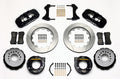 Wilwood AERO4 Rear P-Brake Kit 14.00in Red Chevy C-10 2.42 Offset 5-lug