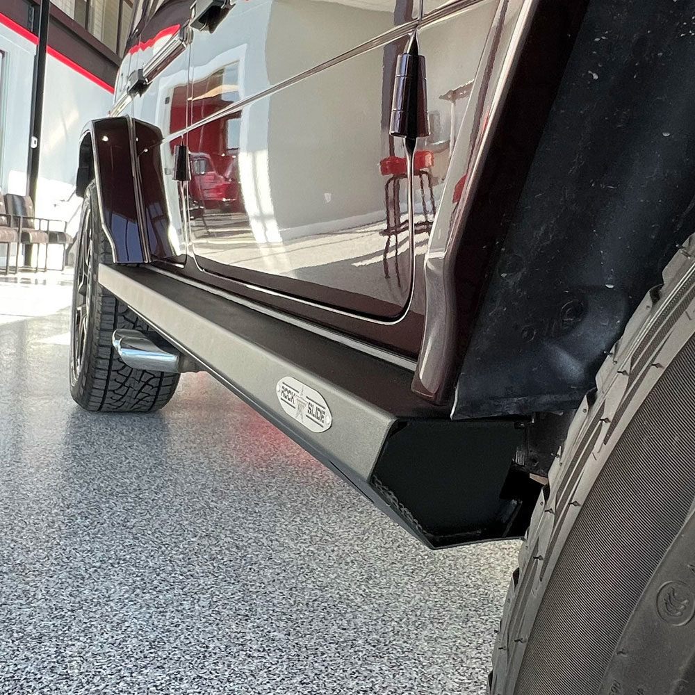 Rock Slide Engineering 90-23 Mercedes Benz G Class Step Sliders - Passenger Side