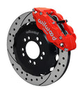 Wilwood Narrow Superlite 6R Front Hat Kit 14.00in Drilled 2013-Up Ford Focus ST w/ Lines