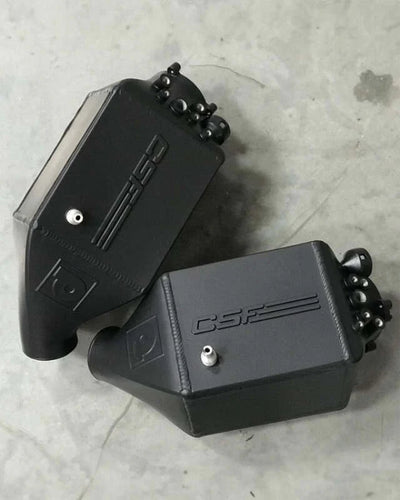 CSF 12-16 BMW M5 (F10) / 12-18 BMW M6 (F06/F12/F13) Twin Charge-Air-Cooler Set - Thermal Black
