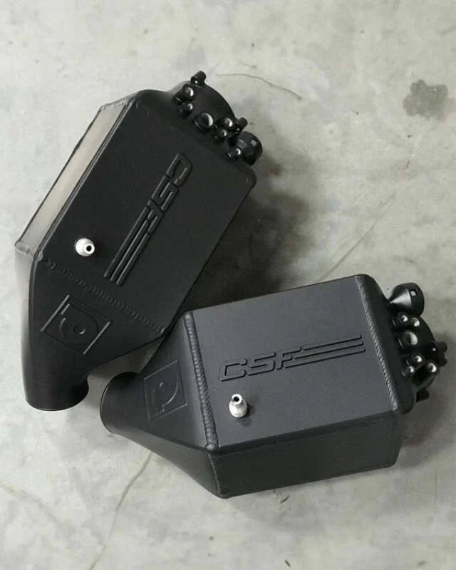CSF 12-16 BMW M5 (F10) / 12-18 BMW M6 (F06/F12/F13) Twin Charge-Air-Cooler Set - Thermal Black