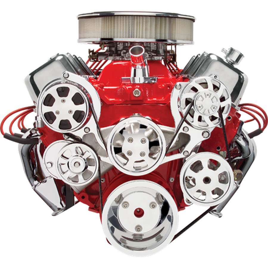 SERP SYS BLACK BB CHEVY W/ P/S & A/