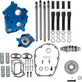 S&S Cycle 2017+ M8 Incl VVT 496G Cam Chest Kit w/ Black Pushrod Tubes