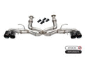 2011 FORD Superduty F-250 F-350 DUAL SIDE EXIT WITH 4in dB SLASH CUT TIPS dB CAT-BACK EXHAUST