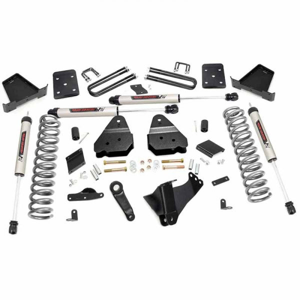 1x 760754 1x 760762 1x 1567BOX1 1x 1563BOX3 1x 9297 4.5 Inch Lift Kit OVLD V2 Ford Super Duty 4WD (2015-2016)