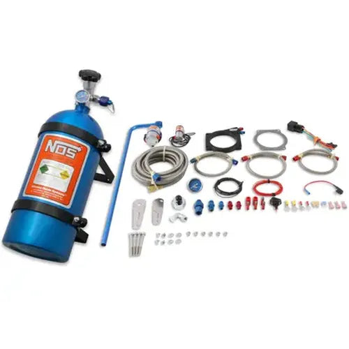 Plate Wet Nitrous System GM 1997-2012 GM LS 90MM Or 92MM 4-Bolt Drive-By-Wire Throttle Body. Blue System Is Adjustable Up To 250 Hp. Includes 10Lb Bottle 92MM Plate And All Installation Items NOS