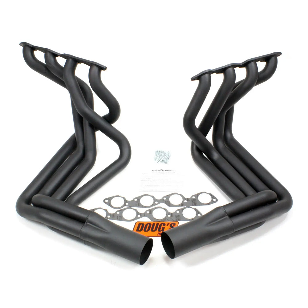 BBC Side Mount Headers - Black - 63-82 Vette