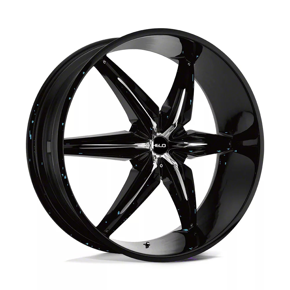 HE866 26X9.5 5X4.5/4.75 G-BLK W/ ACCENTS 10MM