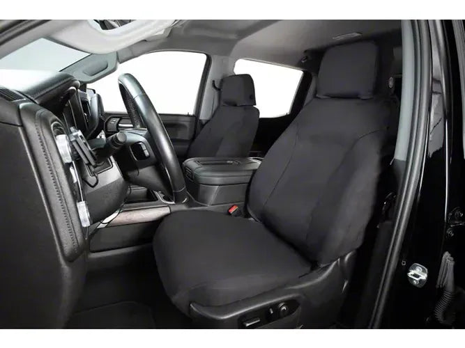 Covercraft 11-24 Dodge Ram Polycotton SeatSaver Custom Second Row Seat Covers - Charcoal