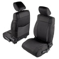 Neoprene Seat Cover Set Front/Rear Black 13-18 Wrangler JK 2 Door Smittybilt