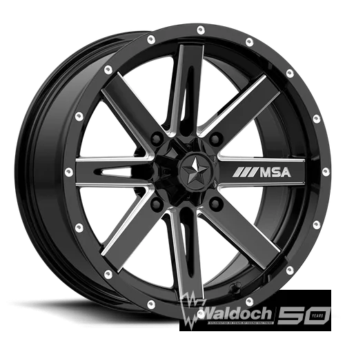 M41 18X7 4X137.00 GLOSS BLACK MILLE