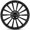 MB02 19X8 5X112 ET38 CB66.6 GLOSS BLACK MILLED EDGE