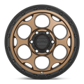 ~(30 lbs. 21X21X11)~ DIRTY HARRY 18x8.5 5x150.00 MATTE BRONZE W/ BLACK LIP (18 mm)