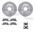 R1 Concepts Brake Rotor- Blank with Optimum Oe Pads Hdw Fits Porsche Cayenne