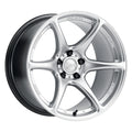 Aluminum Wheels 17x9 Tandem K11S Hyper Silver 5x100 Bolt Pattern 22 Offset Kansei Wheels