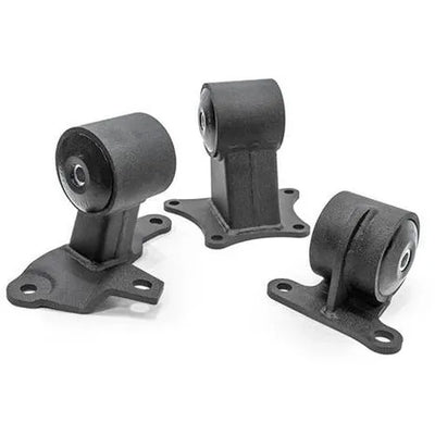 Innovative 90-93 Accord H/F Series Black Steel Mounts 75A Bushings
