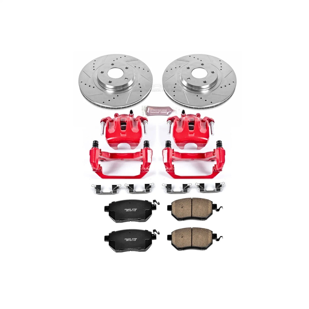 Power Stop 03-05 Nissan Murano Front Z23 Evolution Sport Brake Kit w/Calipers