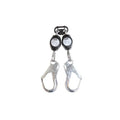 BASELINE SRLFTS W/STEEL CARABINER AND TWIN LEG ATTACHMENT BLACK