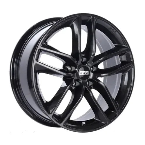 BBS SX 19x8.5 5x112 ET46 Crystal Black Wheel -82mm PFS/Clip Required