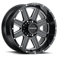 Aluminum Wheels 22x12 Hostage 940M Milled Gloss Black -44 Offset 8 on 165.1 Bolt Pattern 125.2 Bore Raceline