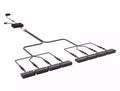 3IN RECTANGULAR POD DRIVING BEAM (8 EA) WHITE/YELLOW