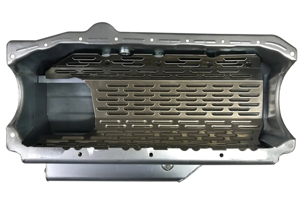 SBC Pro Series Oil Pan w/Kickout 6.5in Deep