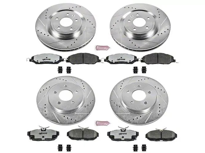 Power Stop 11-14 Ford Mustang Front & Rear Z23 Evolution Sport Brake Kit