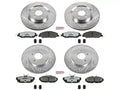 Power Stop 11-14 Ford Mustang Front & Rear Z23 Evolution Sport Brake Kit