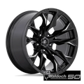 D803 20X10 5X5.0 G-BLK-MILL -18MM