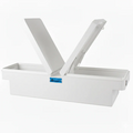 CROSSBODY TOOLBOX 16X20X60 EXTRA DEEP GULL WING WHITE