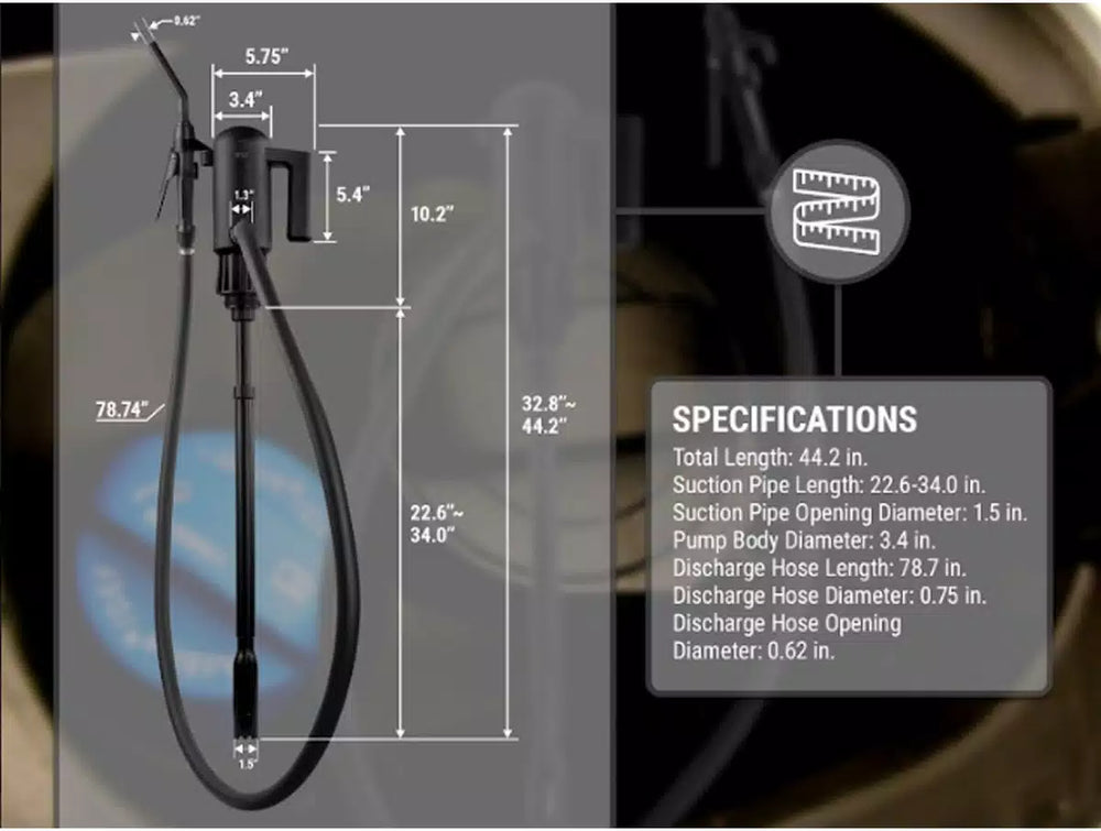 LITHIUM BATTERY POWERED BRAKE CLEANER DRUM PUMP ETHANOL/METHANOL