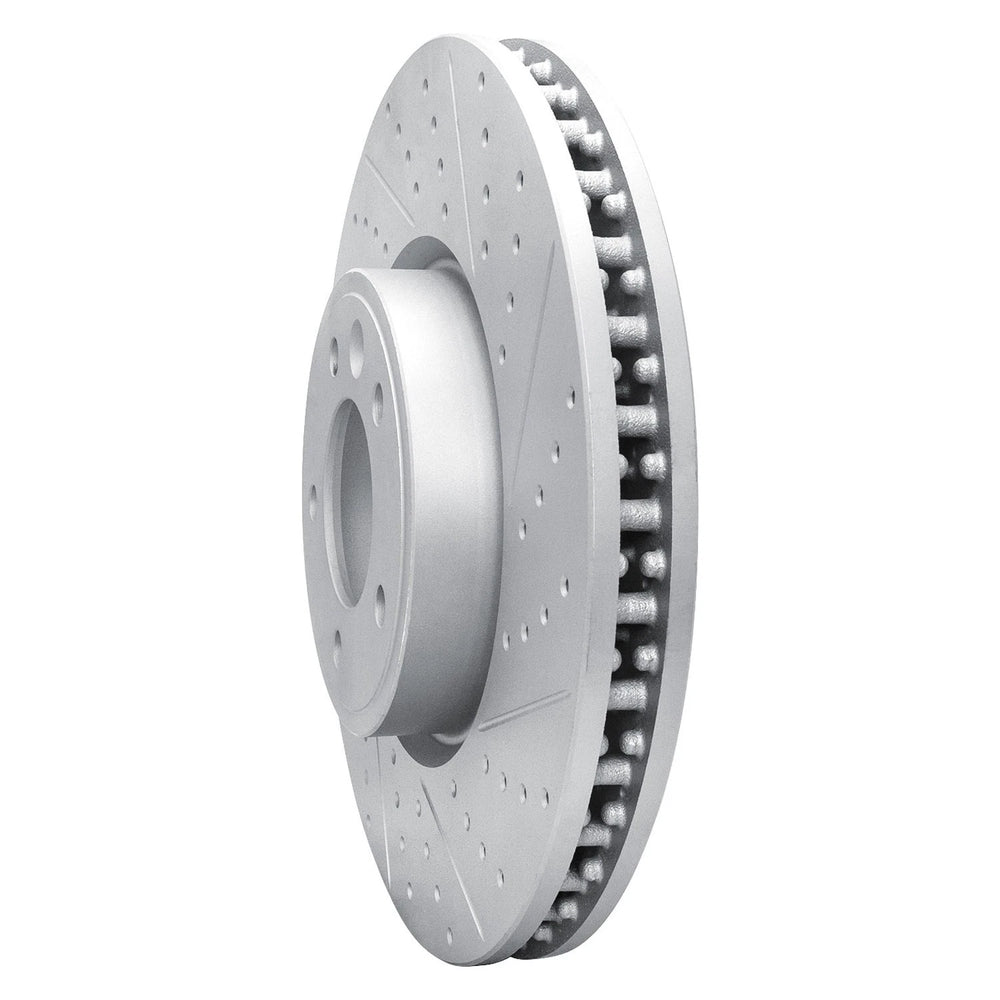 DFC 18-20 Land Rover Range Rover Front Right Drilled & Slotted Geoperformance Rotor