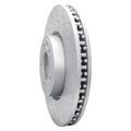 DFC 18-20 Land Rover Range Rover Front Right Drilled & Slotted Geoperformance Rotor