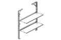 FOLD FLAT HD 2 SHELF FOLDING SHELVES 4FT X 20IN