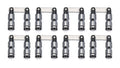 SBF Solid Roller Lifter Set .874 On-Center