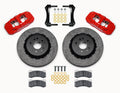 Wilwood AERO6 Dynamic Front Kit 14.00in C/SiC Rotor Red 2005-2014 Mustang