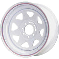 16" AF806 STEERING WHL BLK-LTHR BRS