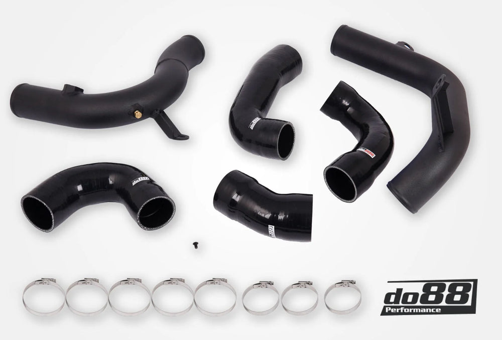 do88 Audi RS3 2.5T (8V)/TT RS 2.5T (8S) Charge Pipes (OEM Intercooler) - Black