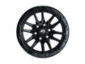 ~(37 lbs. 20X20X12)~ REBEL 17x9 6x139.70 MATTE BLACK (1 mm)
