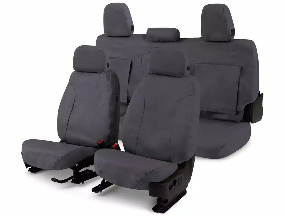 23C PRIUS 60/40 2ND ROW ENDURA PRECISIONFIT SEAT COVERS CHARCOAL/SILVER