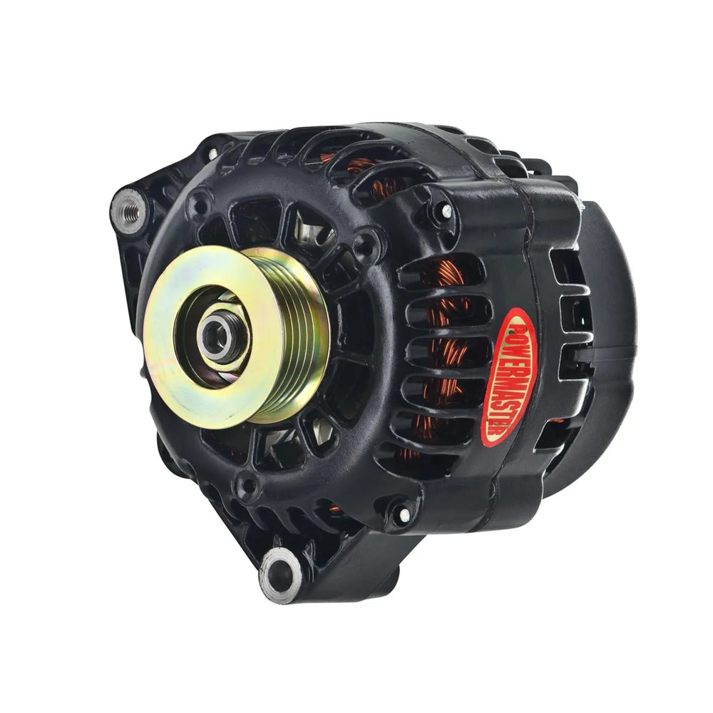 ALT GM CS130D BLACK 165A 6 GRV PULLEY OFFSET LEFT MTG 1WIRE OR OE HOOKUP
