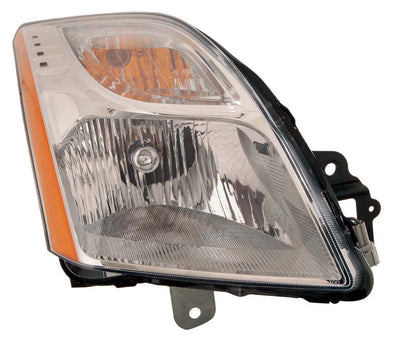 CAPA NS SENTRA 1012 HEADLIGHT ASSY 2.0L ENG BASE.S.SL MDL CHROME RH