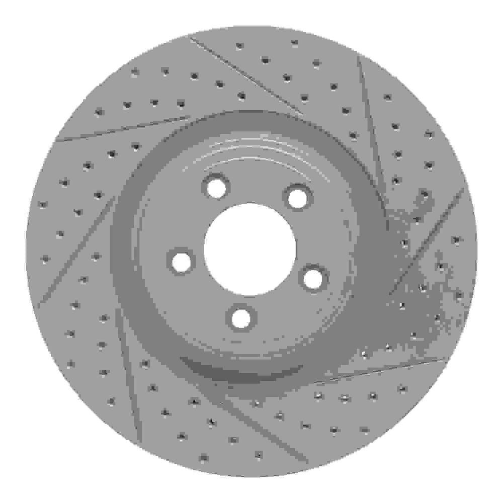 DFC 06-21 Jaguar Super V8 Front Right Drilled & Slotted Geoperformance Rotor