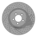DFC 06-21 Jaguar Super V8 Front Right Drilled & Slotted Geoperformance Rotor