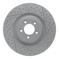 DFC 06-21 Jaguar Super V8 Front Right Drilled & Slotted Geoperformance Rotor