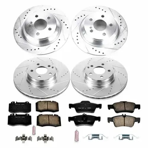 Power Stop 07-12 Mercedes-Benz SL550 Front & Rear Z23 Evolution Sport Brake Kit