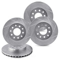 R1 Concepts Brake Rotor- Slotted - Silver Fits Buick Regal